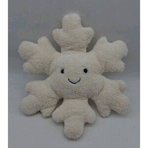 Jellycat "I am Large Amuseable Snowflake" 12" Christmas Winter Plush White